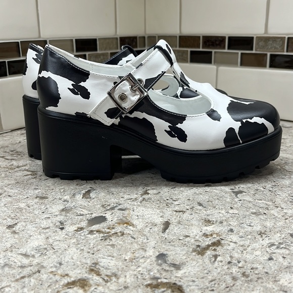 koi Shoes Koi Footwear Cow Inspired Lug Sole Mary Janes Poshmark